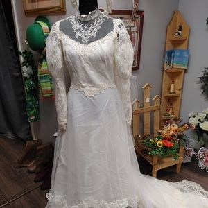 A beautiful wedding dress